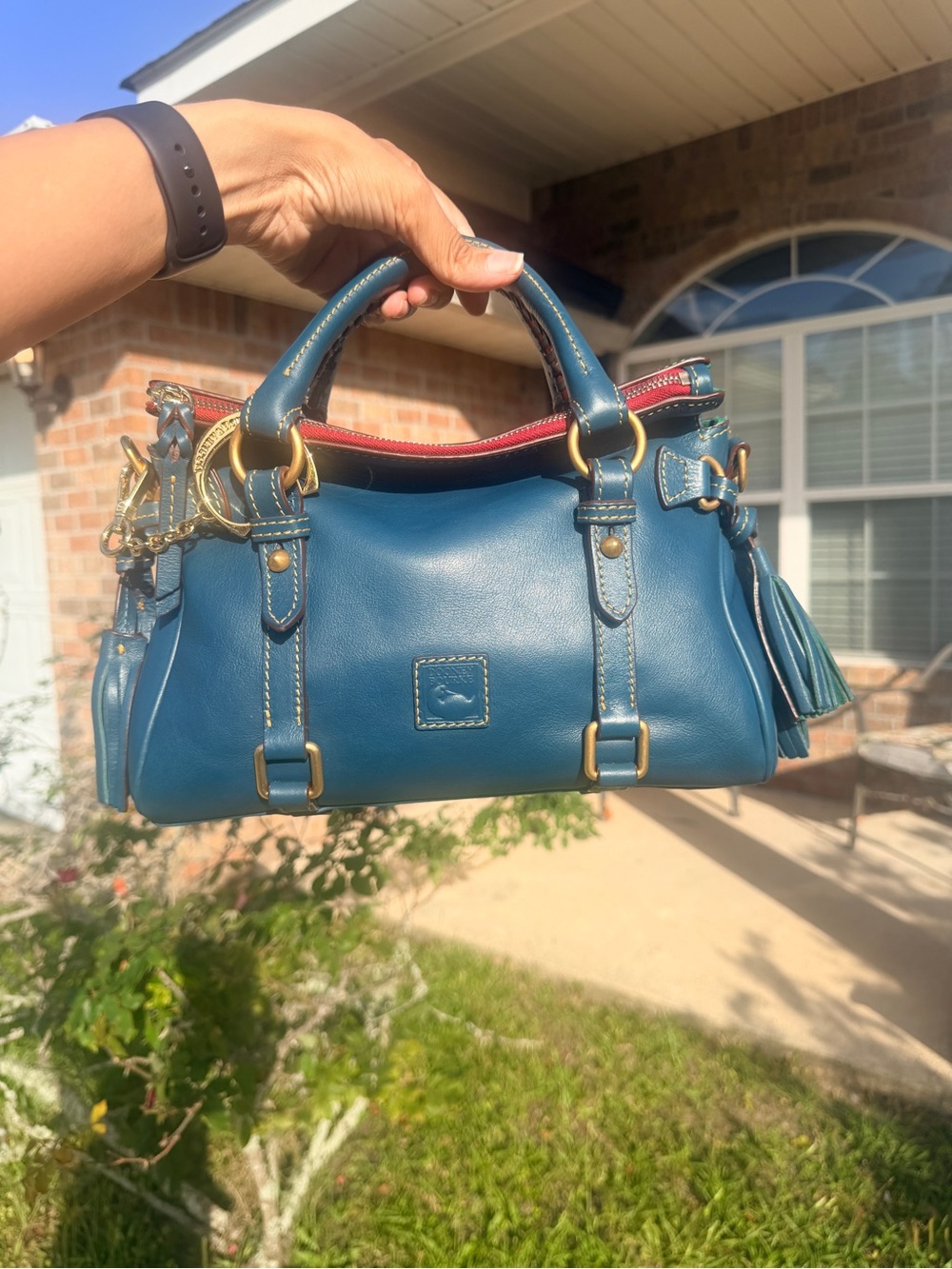 Dooney & Bourke Florentine Satchel Regular - Denim